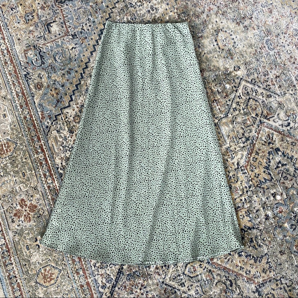 Nasty Gal | Ditsy Dot Midi Skirt